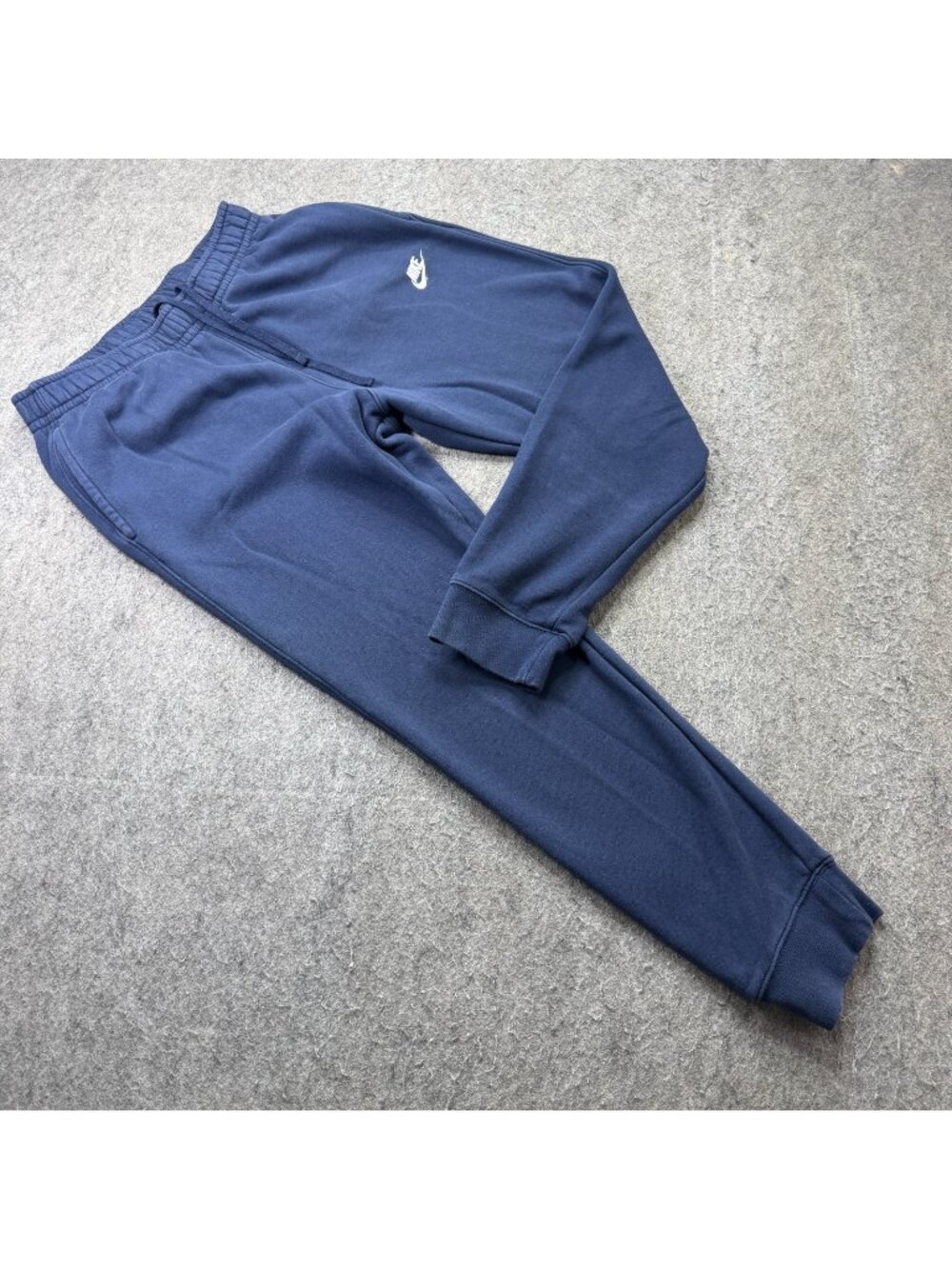 Nike Sportswear Club Fleece Joggers Men M Blue BV2671 Tapered 28" Sweatpants 192